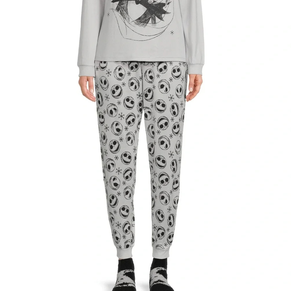 Disney Gray Nightmare Before Christmas Pajama Set